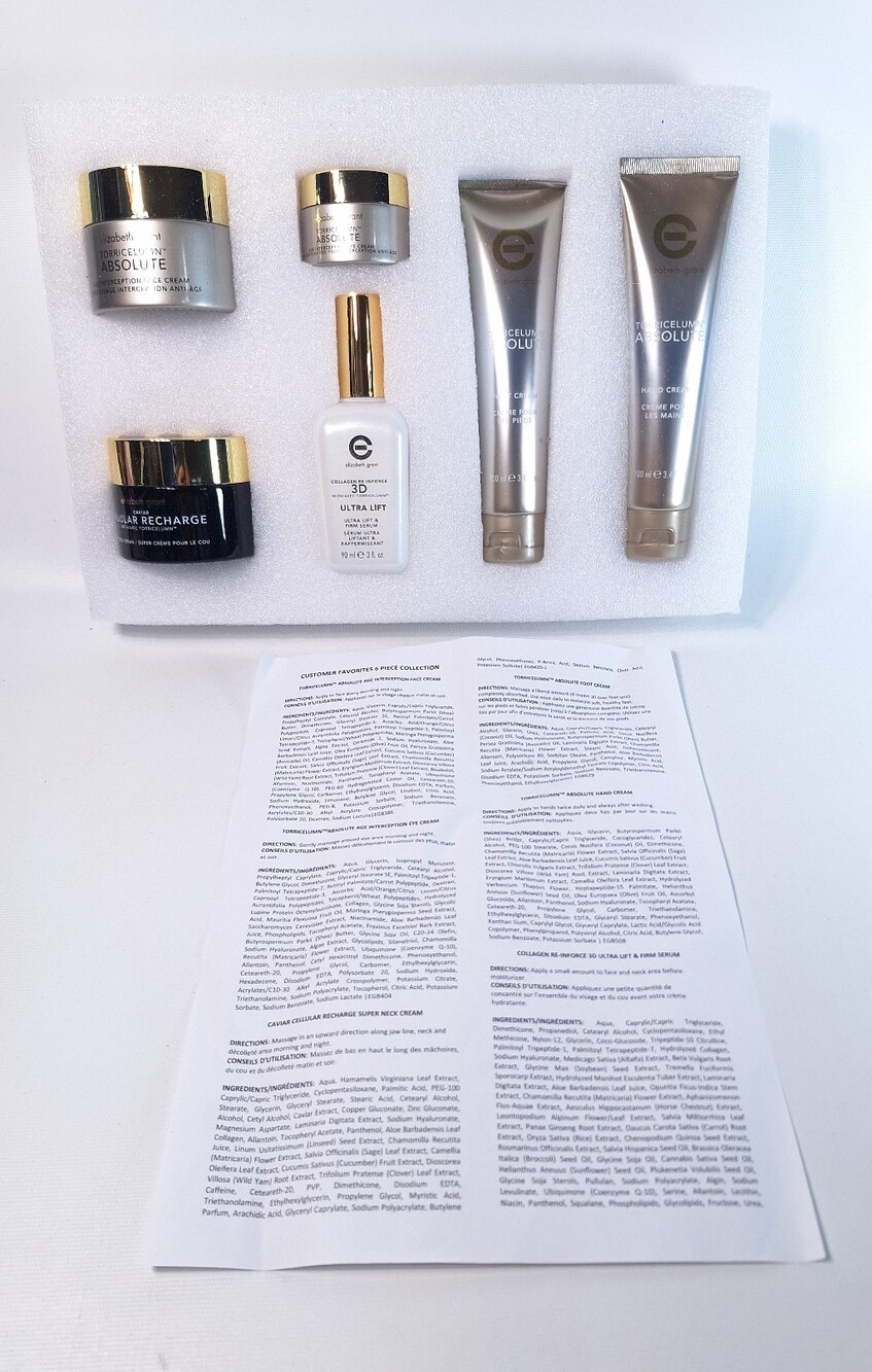 Elizabeth Grant Torricelumn Customer Favourites 6-Piece Collection NIB